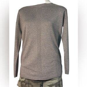 Lands’ End women’s gray pullover, thin sweater size XS 2-4